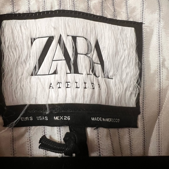 Zara ⚜️Atelier, RARE Wool Embroidered Tailcoat Vest S Cream. Limited Edition NWT - Picture 11 of 14